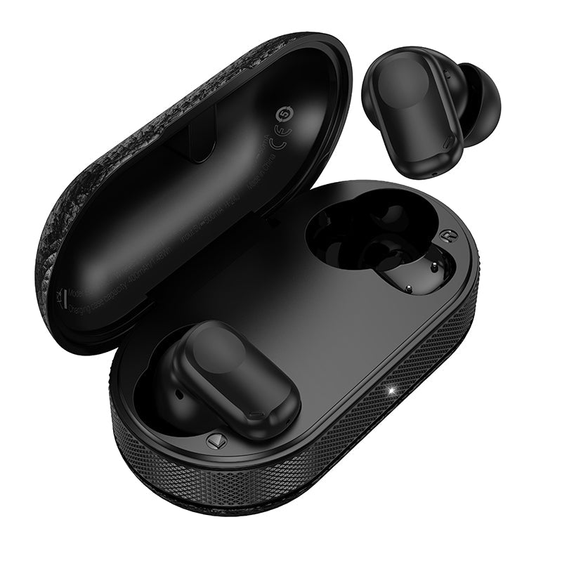 HOCO. EQ19 Plus Wireless Headphones with Charging Case (BT v5.4) Noise Reduction ENC + ANC - Black HOCO. EQ19 Plus Wireless Headphones with Charging Case (BT v5.4) Noise Reduction ENC + ANC - Black